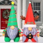 GOOSH 5.4 FT Inflatable Christmas Gnome Decoration