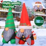 GOOSH 5.4 FT Inflatable Christmas Gnome Decoration