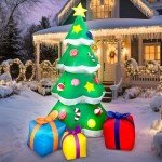 Giant 7 FT Inflatable Christmas Tree with Lights