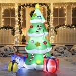 Giant 7 FT Inflatable Christmas Tree with Lights