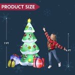 Giant 7 FT Inflatable Christmas Tree with Lights