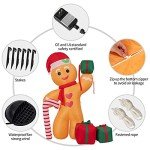 Peyton 8FT Inflatable Gingerbread Man Christmas Decor