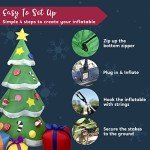 Giant 7 FT Inflatable Christmas Tree with Lights