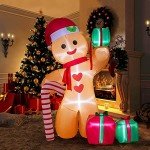 Peyton 8FT Inflatable Gingerbread Man Christmas Decor