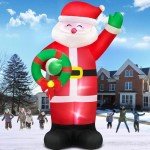 Giant 12 FT Inflatable Santa for Christmas Yard