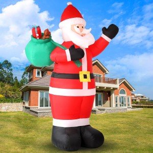 12FT Inflatable Santa Claus for Holiday Decor
