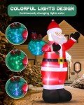 12FT Inflatable Santa Claus for Holiday Decor