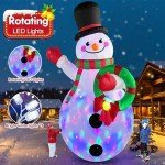 Giant 12 FT Christmas Inflatables Snowman with Lights