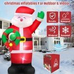 Giant 12 FT Inflatable Santa for Christmas Yard