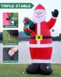 12FT Inflatable Santa Claus for Holiday Decor