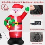 Giant 12 FT Inflatable Santa for Christmas Yard