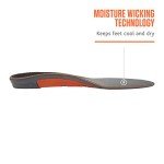 Sof Sole Men's High Arch Performance Insoles, Black