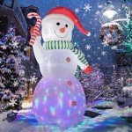Giant Christmas Inflatable Snowman with LED Lights