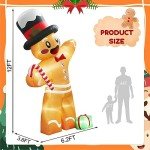 Giant Gingerbread Man Christmas Inflatable Decoration