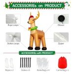 12 FT Inflatable LED Reindeer Christmas Decoration