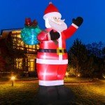 12FT Inflatable Santa Claus for Holiday Decor