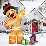 Giant Gingerbread Man Christmas Inflatable Decoration