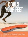 Sof Sole Men's Full-Length Performance Insoles, Orange