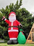 12-Foot Santa Claus Inflatable Christmas Yard Decoration
