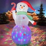 Giant Christmas Inflatable Snowman with LED Lights
