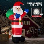 Giant 12FT Inflatable Santa Claus Yard Decoration