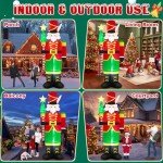 12FT Inflatable Nutcracker Soldier with LED Lights