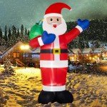 Giant 12FT Inflatable Santa Claus Yard Decoration