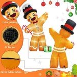 Giant Gingerbread Inflatable Christmas Yard Decoration