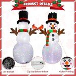 Giant 12FT Inflatable Snowman with Color Lights