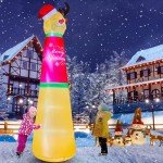 Giant 12FT Inflatable Christmas Reindeer Decoration