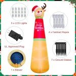 Giant 12FT Inflatable Christmas Reindeer Decoration