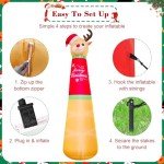 Giant 12FT Inflatable Christmas Reindeer Decoration