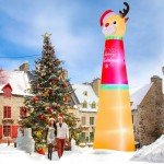 Giant 12FT Inflatable Christmas Reindeer Decoration