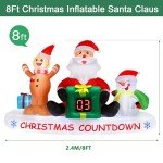 8 FT LED Christmas Inflatable Holiday Decorations