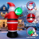 14FT Inflatable Smiling Santa Claus Yard Decoration