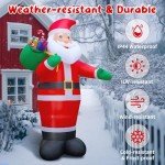 14FT Inflatable Smiling Santa Claus Yard Decoration