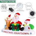 8 FT LED Christmas Inflatable Holiday Decorations