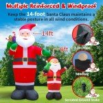 14FT Inflatable Smiling Santa Claus Yard Decoration