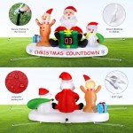 8 FT LED Christmas Inflatable Holiday Decorations