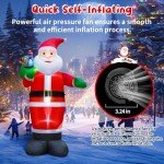 14FT Inflatable Smiling Santa Claus Yard Decoration