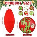 18 Pcs Giant Inflatable Christmas Ball Set