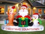 8 FT LED Christmas Inflatable Holiday Decorations