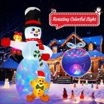 AerWo 14FT Inflatable Snowman Christmas Yard Decor