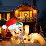 10FT Gingerbread Man Christmas Inflatable Decoration