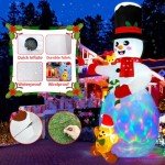 AerWo 14FT Inflatable Snowman Christmas Yard Decor