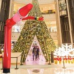 20ft Inflatable Tube Man Santa for Outdoor Fun