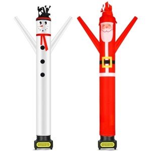 2 Pack 20 Ft Christmas Inflatable Tube Men
