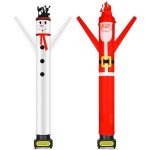 2 Pack 20 Ft Christmas Inflatable Tube Men