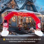 Giant Inflatable Christmas Arch with Holiday Characters