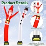 2 Pack 20 Ft Christmas Inflatable Tube Men
